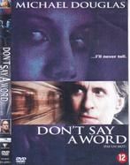 Don't Say A Word (2001) Michael Douglas - Sean Bean, CD & DVD, DVD | Thrillers & Policiers, À partir de 12 ans, Mafia et Policiers