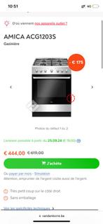 Cuisinière gaz Amica ACG1203S comme neuve sous garantie, Electroménager, Comme neuf, Gaz