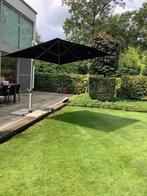 Parasol met voet, Ophalen, Gebruikt, Kantelbaar, Zweefparasol