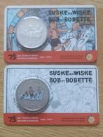 Belgique 2 pièces de 5 € Bob et Bobette en coincard 2020, Enlèvement ou Envoi