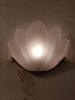 Lampe murale en verre vintage, Enlèvement, Comme neuf, Verre, Vintage