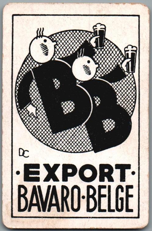 cartes à jouer - LK8502 - Bavaro belge, export, Collections, Cartes à jouer, Jokers & Jeux des sept familles, Utilisé, Carte(s) à jouer