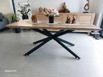 Eettafel 90 x 180 cm, Huis en Inrichting, Tafels | Eettafels, Ophalen, 50 tot 100 cm, Zo goed als nieuw, Vijf personen of meer