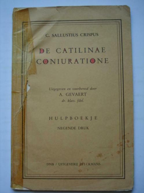 17. Sallustius De Catilinae Coniuratione Hulpboekje 2, Boeken, Schoolboeken, Gelezen, Latijn, ASO, Verzenden