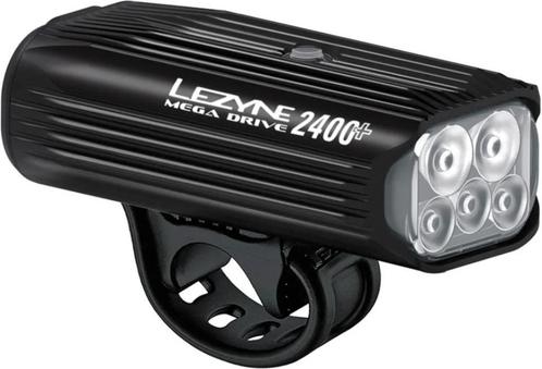 Lezyne Mega Drive 2400+ fietslamp, Fietsen en Brommers, Fietsaccessoires | Fietsverlichting, Voorlicht, Nieuw, Accu, Oplaadbaar