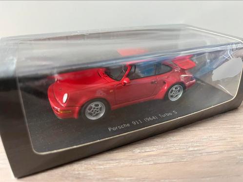 Porsche 911 (964) Turbo S 3.6 1993 Red Cartima Spark 1:43, Hobby en Vrije tijd, Modelauto's | 1:43, Nieuw, Auto, Overige merken