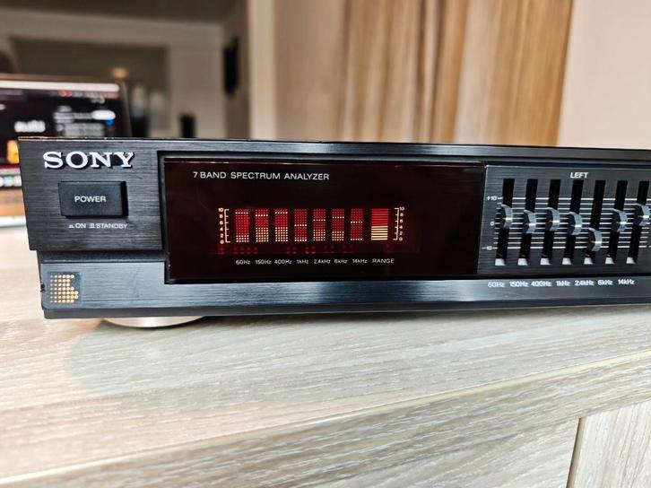 Sony SEQ-310 Equalizer – uitstekende staat – met 5v trigger, Audio, Tv en Foto, Versterkers en Ontvangers, Zo goed als nieuw, Stereo