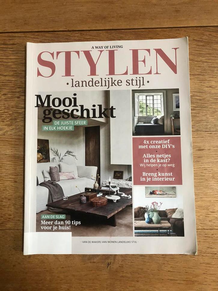 Stylen Landelijke Stijl - Decoreren maar!, Livres, Journaux & Revues, Comme neuf, Enlèvement ou Envoi