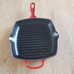 grillpan Le Creuset, Huis en Inrichting, Keuken | Potten en Pannen, Gietijzer, Overige typen, Ophalen of Verzenden, Zo goed als nieuw