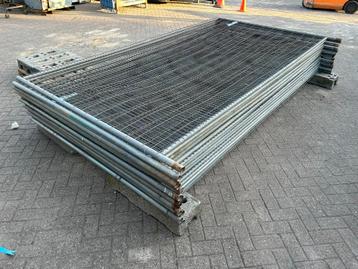Fijmazige bouwhekken/bouw hekken/bouwhek 3.5x2.0M gebruikt, Enlèvement, Utilisé, Autres types