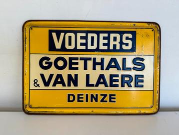 Voeders Goethals reclamebord 1951