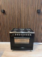 Luxe hoogglans zwarte Boretti Fornuis 90cm (Gratis bezorgen), Elektronische apparatuur, Fornuizen, Ophalen of Verzenden, Zo goed als nieuw