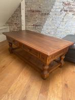 Houten salontafel, Huis en Inrichting, Tafels | Salontafels, Ophalen, Gebruikt, 100 tot 150 cm, 50 tot 100 cm