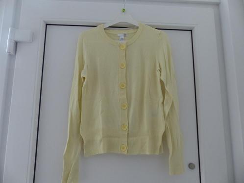 H&M lichtgeel jasje - maat XS, Kleding | Dames, Jasjes, Kostuums en Pakken, Zo goed als nieuw, Jasje, Maat 34 (XS) of kleiner