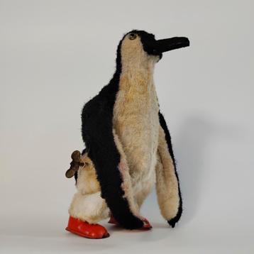 Grote mechanische pinguïn George Kohler 1920-1960 beschikbaar voor biedingen