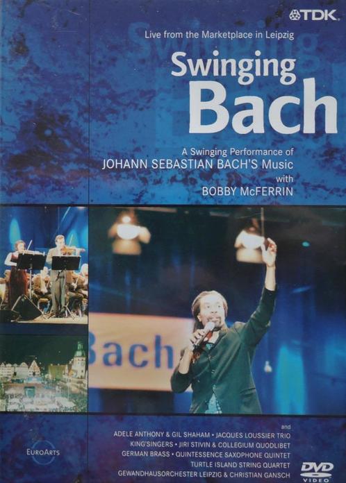 DVD - Swinging Bach - Live uit Leipzig - Bobby McFerrin ea, Cd's en Dvd's, Cd's | Klassiek, Zo goed als nieuw, Orkest of Ballet