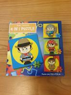 Puzzel – 4 in 1, Minder dan 10 stukjes, Gebruikt, 2 tot 4 jaar, Ophalen