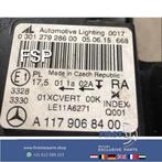 W117 X117 CLA bi xenon LED koplamp links Mercedes orange art, Gebruikt, -, Ophalen of Verzenden, -