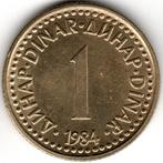 Yougoslavie : 1 dinar 1984 KM#86 Ref 14716, Enlèvement ou Envoi, Monnaie en vrac, Yougoslavie