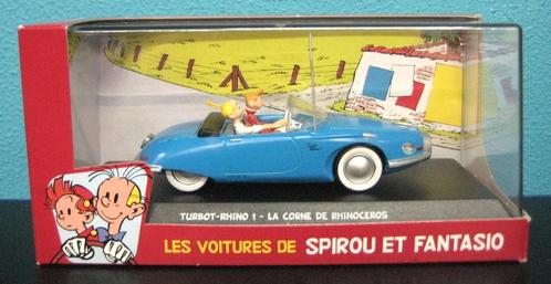 SPIROU TURBO T Cabrio 1/43 Neuve+Boite+Certificat+Pins+1 BD!, Hobby en Vrije tijd, Modelauto's | 1:43, Nieuw, Auto, Universal Hobbies