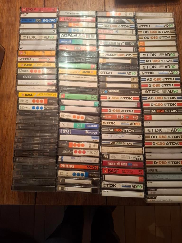 Partij Cassettebandjes, Cd's en Dvd's, Ophalen of Verzenden