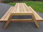te koop moderne teak pikniktafel mooie prijs!, Ophalen, Nieuw, Rechthoekig, Hout