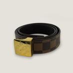 Louis Vuitton riem Damier Ebene authentiek, 80 tot 90 cm, Bruin, Heupriem, Ophalen of Verzenden