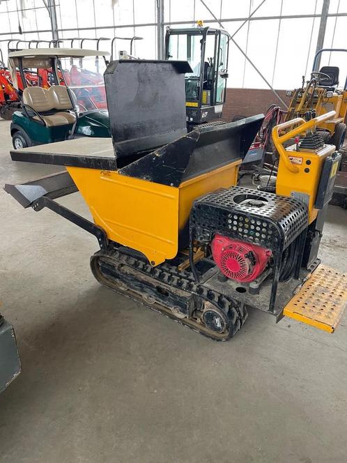 JCB Hinowa rupsdumper Honda benz met plateau en schep MARGE!, Zakelijke goederen, Machines en Bouw | Transport