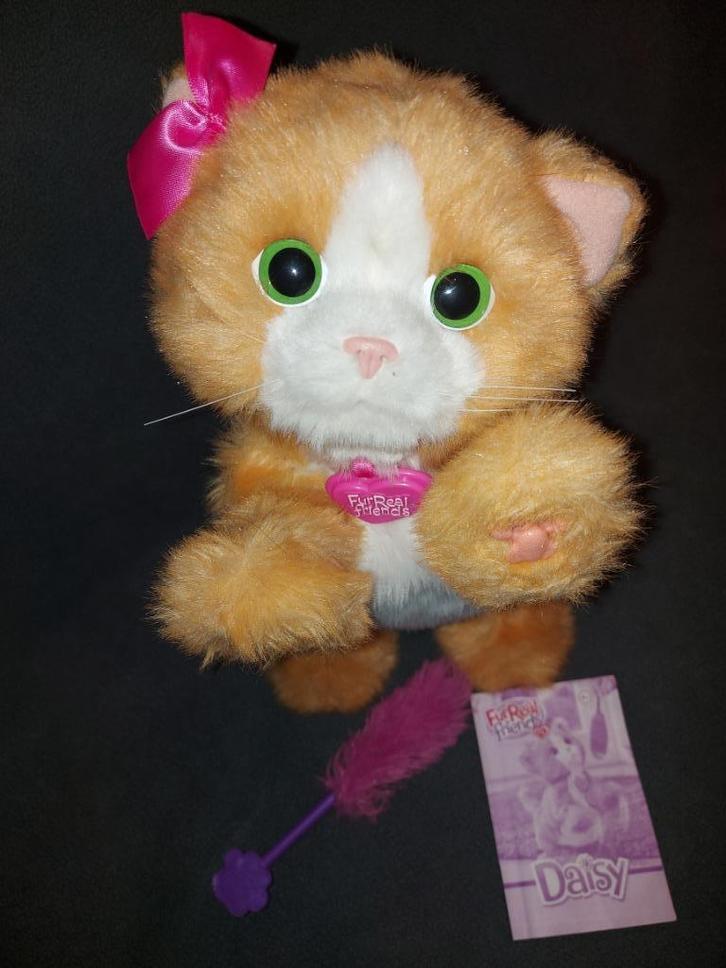 Vier echte vrienden: Daisy de kat (interactieve knuffel), Kinderen en Baby's, Speelgoed | Overig, Gebruikt, Jongen of Meisje, Ophalen