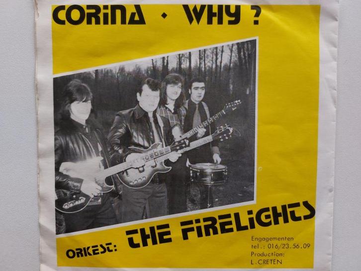 The Firelights (Belpop) - Corina / Why (Rock & Roll), Cd's en Dvd's, Vinyl Singles, Rock en Metal, Ophalen of Verzenden