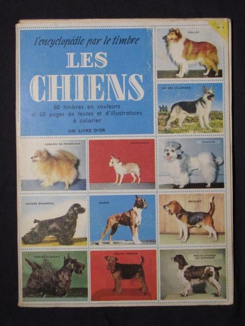 L'encyclopedie par le timbre - les chiens - n3, Boeken, Prentenboeken en Plaatjesalbums, Ophalen of Verzenden