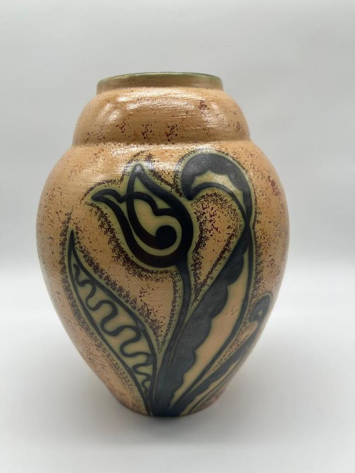 ART DECO vaas toegeschreven aan Louis RANDOUR voor Saint-Ghi, Antiek en Kunst, Antiek | Keramiek en Aardewerk, Ophalen of Verzenden