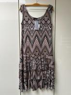 Grijze en roze jurk van Dass & Co - maat 2, Kleding | Dames, Jurken, Maat 38/40 (M), Nieuw, Knielengte, Grijs