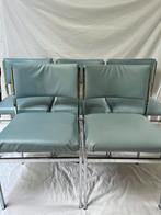 Vintage chroom stoelen set, Ophalen, Gebruikt
