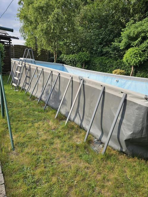 Intex ultra frame zwembad 732x366x132, Tuin en Terras, Zwembaden, Ophalen
