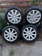 Wielen met hele goede winterbanden 16”, Ophalen, 16 inch, Banden en Velgen, Personenwagen