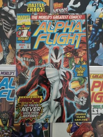 Alpha Flight (vol.2) #1-10, 12, 15-16 & Annual '98 (14 comic, Boeken, Meerdere comics, Ophalen of Verzenden, Zo goed als nieuw