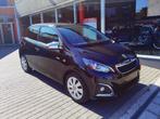 Peugeot 108...1ERPROP...42440KM...OPTIONS + AIRCO...GARANTIE, Auto's, Peugeot, Voorwielaandrijving, Stof, Zwart, Bedrijf