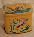 Oud zeldzaam blik Cote d’Or. De mier en de sprinkhaan., Verzamelen, Blikken, Ophalen of Verzenden