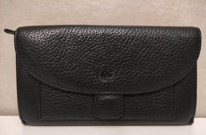 MP Dames Portemonnee 18(B) x10(L) x5(D) cm, Handtassen en Accessoires, Portemonnees, Nieuw, Overige merken, Zwart, Leder, Ophalen of Verzenden