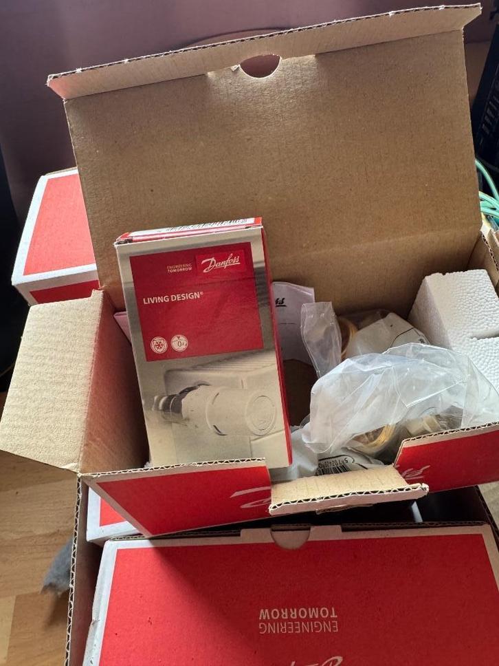 danfoss RAX-k onderblok compleet recht, Doe-het-zelf en Bouw, Thermostaten, Nieuw, Ophalen of Verzenden