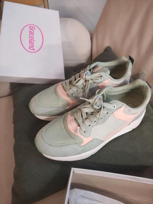 Dames sneakers/schoenen Graceland groen/roze 40, Kleding | Dames, Schoenen, Nieuw, Sneakers, Groen, Ophalen of Verzenden