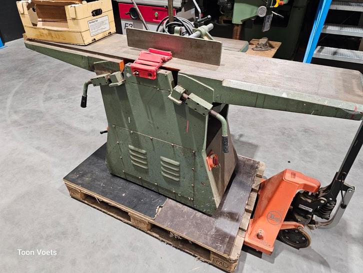 Vlakvandiktebank met langgatboor, Doe-het-zelf en Bouw, Schaafmachines, Gebruikt, Ophalen