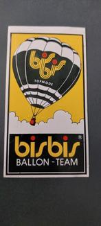 Sticker autocollant luchtballon bisbis topmode vintage, Verzamelen, Ophalen of Verzenden, Gebruikt