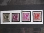 390-393 Leopold III 1934 MH, Postzegels en Munten, Ophalen of Verzenden, Postfris, 1 plakker