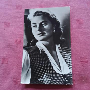 Ingrid Bergman. Foto postkaart jaren 1950. beschikbaar voor biedingen