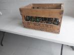 Oude bierbak Rollier 1953 met 23 flesjes, Ophalen