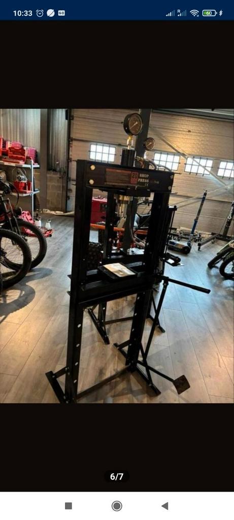 Presse 20t, Doe-het-zelf en Bouw, Gereedschap | Handgereedschap, Nieuw, Ophalen