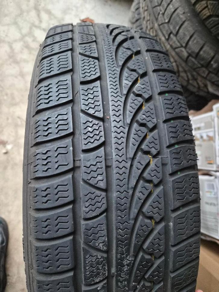 Metalen velgen + 5x112 winterbanden, Auto-onderdelen, Banden en Velgen, Band(en), Winterbanden, 15 inch, 195 mm, Personenwagen