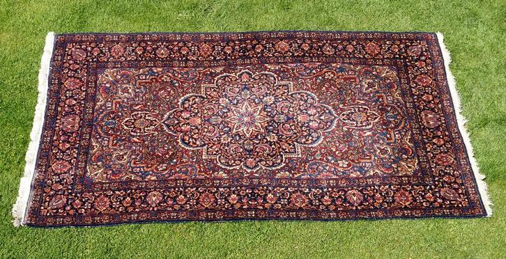 Oud Perzisch tapijt uit Keshan, 1890-1930, Antiek en Kunst, Antiek | Tapijten, Tafelkleden en Textiel, Ophalen of Verzenden